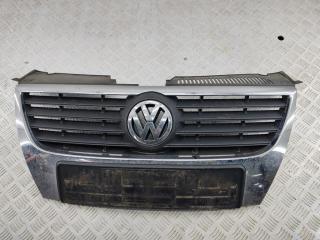решетка радиатора Volkswagen Passat B6 2006, чёрный, универсал, 3C0853651