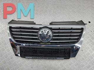 решетка радиатора Volkswagen Passat B6 2007, чёрный, универсал, 1K5853600