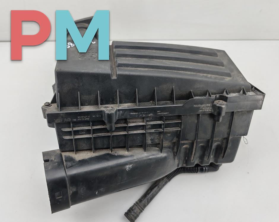 корпус воздушного фильтра Volkswagen Passat B6 2007, 2.0 л., дизель, АКПП, чёрный, универсал, 3C0129607AS - фото №1