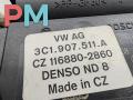 моторчик заслонки печки Volkswagen Passat B6 2007, 2.0 л., дизель, АКПП, чёрный, универсал, 3C1907511A - фото №3