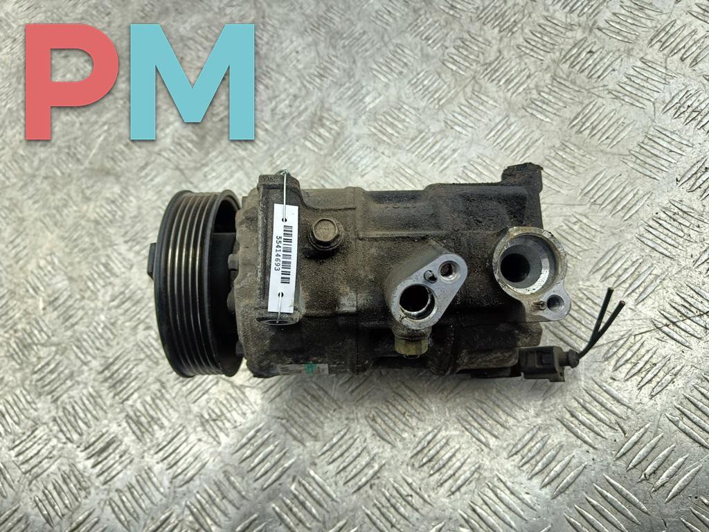 компрессор кондиционера Volkswagen Passat B6 2008, 2.0 л., дизель, 5N0820803 - фото №1