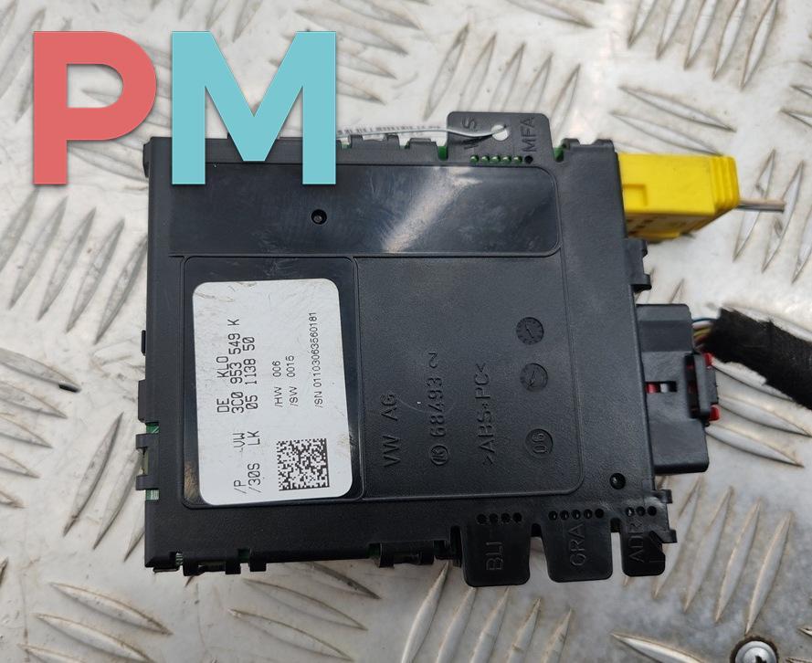 блок управления (другие) Volkswagen Passat B6 2007, 2.0 л., дизель, АКПП, чёрный, универсал, 3C0953549K - фото №1