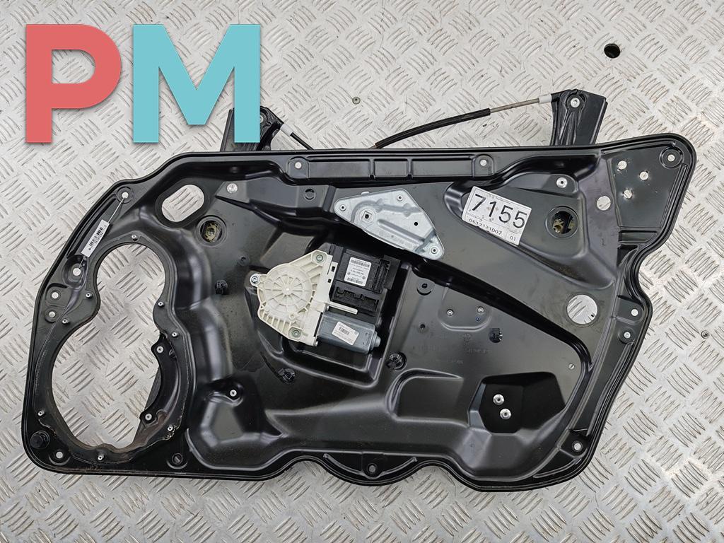 стеклоподъемник электрический передний правый Volkswagen Passat B6 2006, 2.0 л., бензин, МКПП, серый, седан, 3C1837756G - фото №1