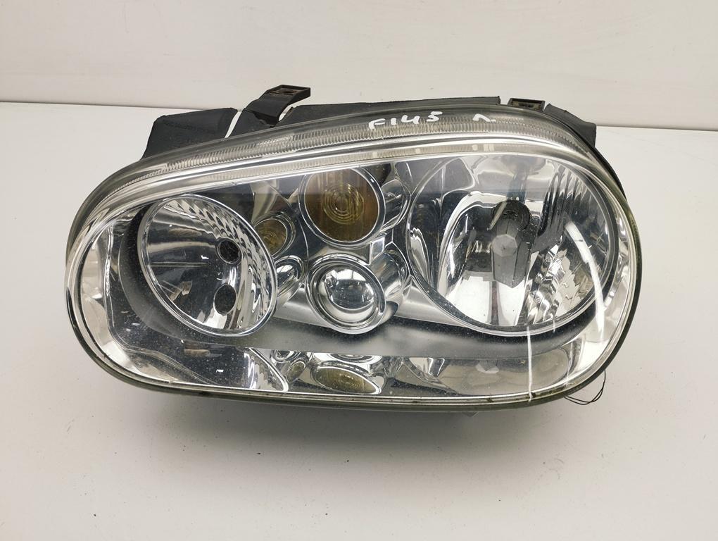 фара левая Volkswagen Golf 4 поколение 2002, 1.4 л., бензин, МКПП, синий, хетчбэк 3 дв., 1J1941015B - фото №1