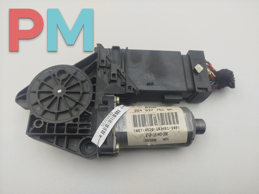 моторчик стеклоподъемника передний левый Volkswagen Passat B5 1997, 1.8 л., МКПП, универсал, 101430200 - фото №1