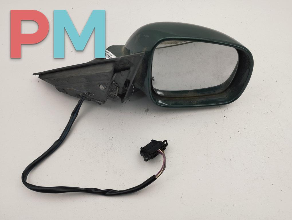 зеркало правое Volkswagen Passat B5 1999, 1.9 л., дизель, МКПП, зелёный, универсал, 3B0857934 - фото №1