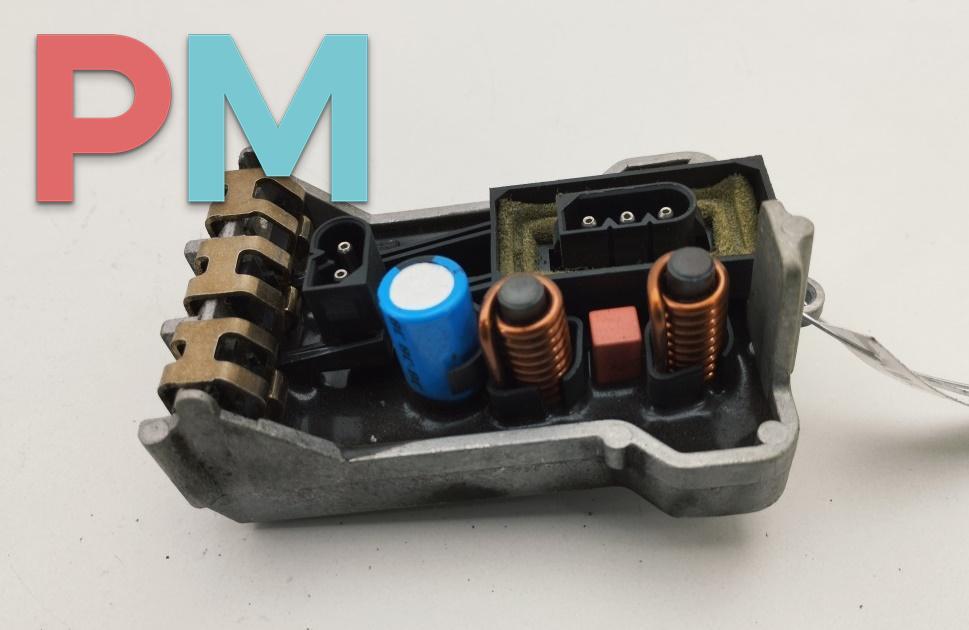 сопротивление печки BMW 7 серия E65/E66/E67 2003, 4.4 л., бензин, АКПП, серый, седан, 6934390 - фото №1