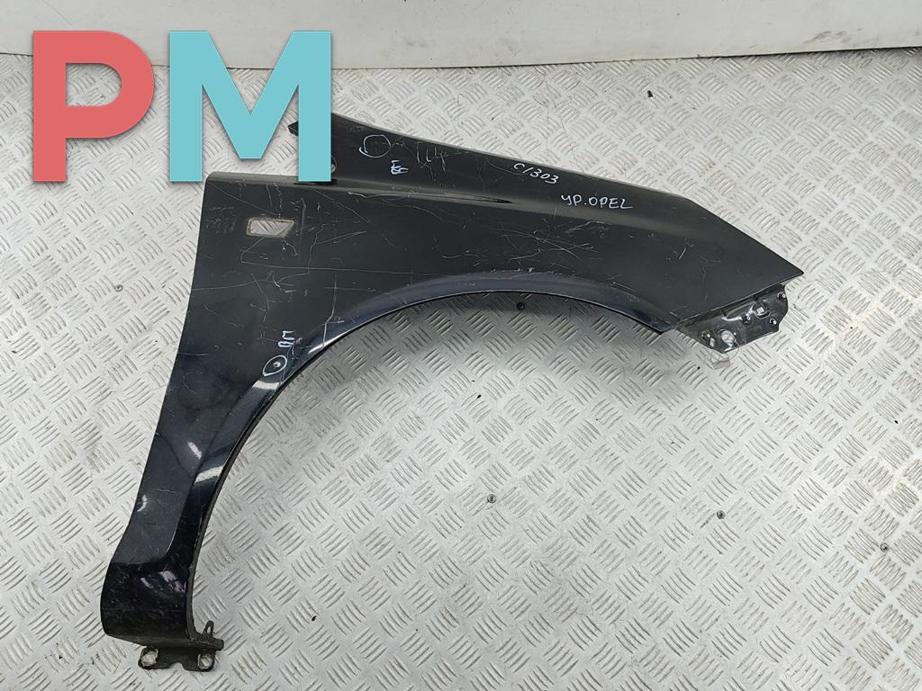 крыло переднее правое Opel Corsa D 2009, 1.2 л., бензин, МКПП, чёрный, хетчбэк 3 дв. - фото №1