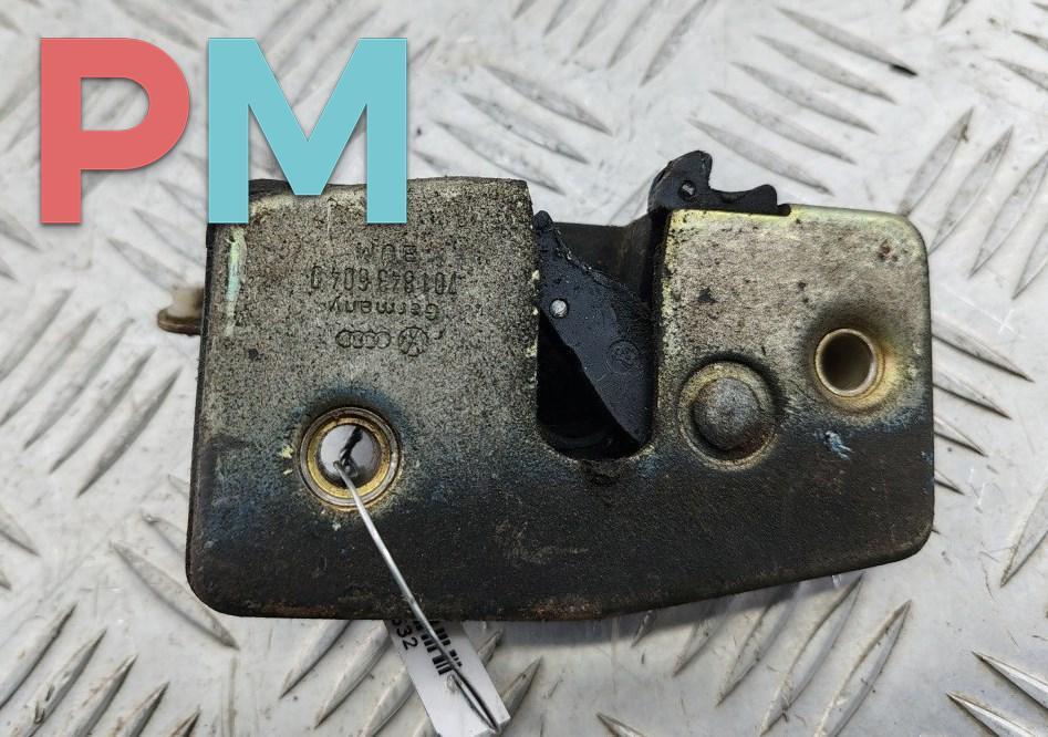 замок двери сдвижной Volkswagen Transporter T4 1997, 2.4 л., дизель, МКПП, синий, микроавтобус, 7018463604D - фото №1