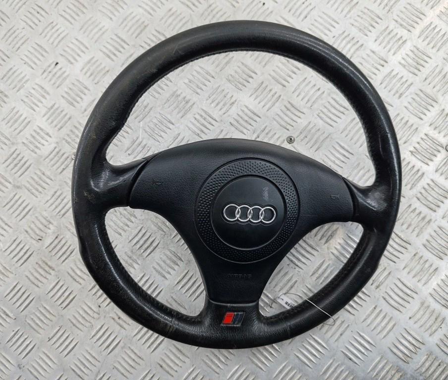 руль Audi A6 C5 1998, 2.4 л., бензин, МКПП, синий, седан, 4B0419091B