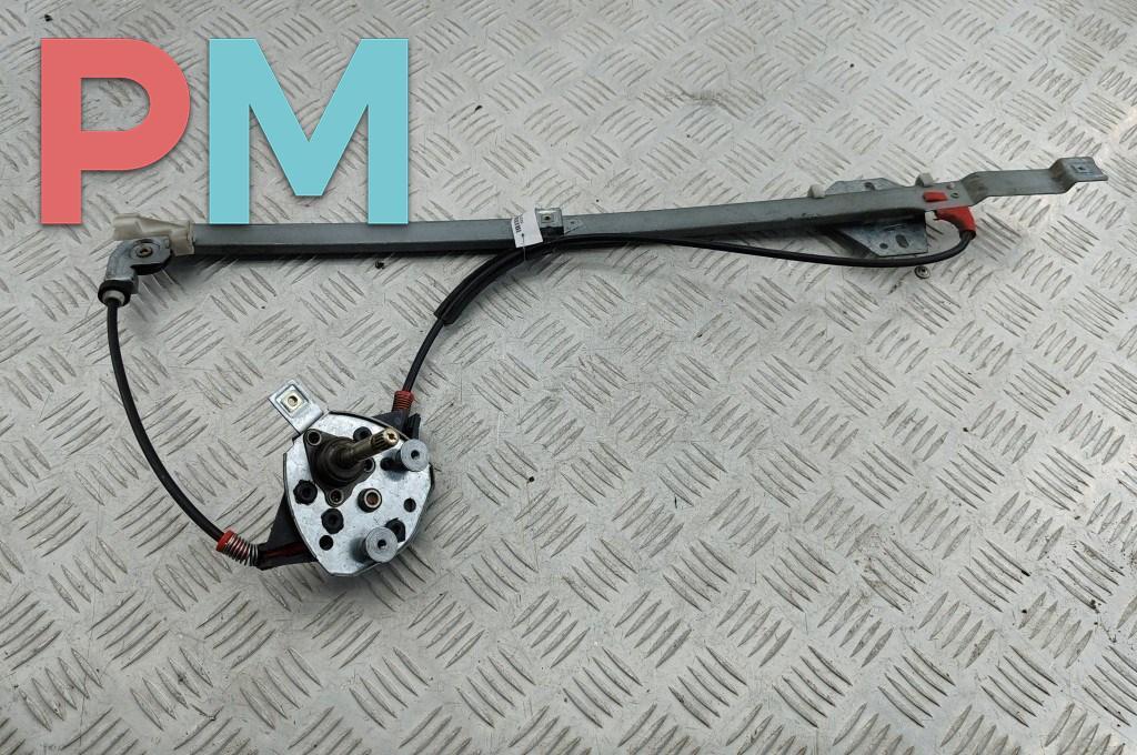 стеклоподъемник передний правый Volkswagen Transporter T4 1997, 2.4 л., дизель, МКПП, синий, микроавтобус, 701837502F - фото №1