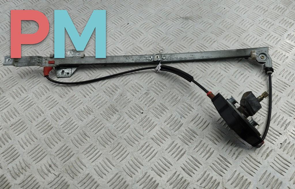 стеклоподъемник передний левый Volkswagen Transporter T4 1997, 2.4 л., дизель, МКПП, синий, микроавтобус, 701837501F - фото №1