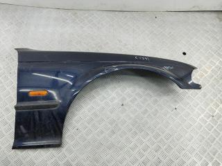 крыло переднее правое BMW 3 E46 1999, 1.9 л., бензин, МКПП, синий, седан