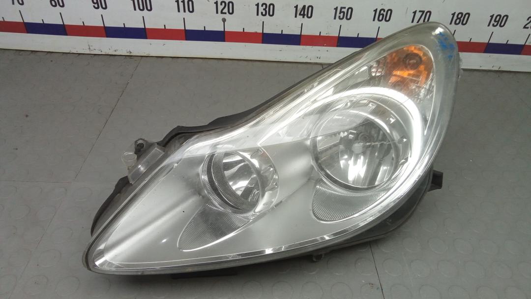 фара левая Opel Corsa 2006 2009, 1.3 л., МКПП, хетчбэк 5 дв.
