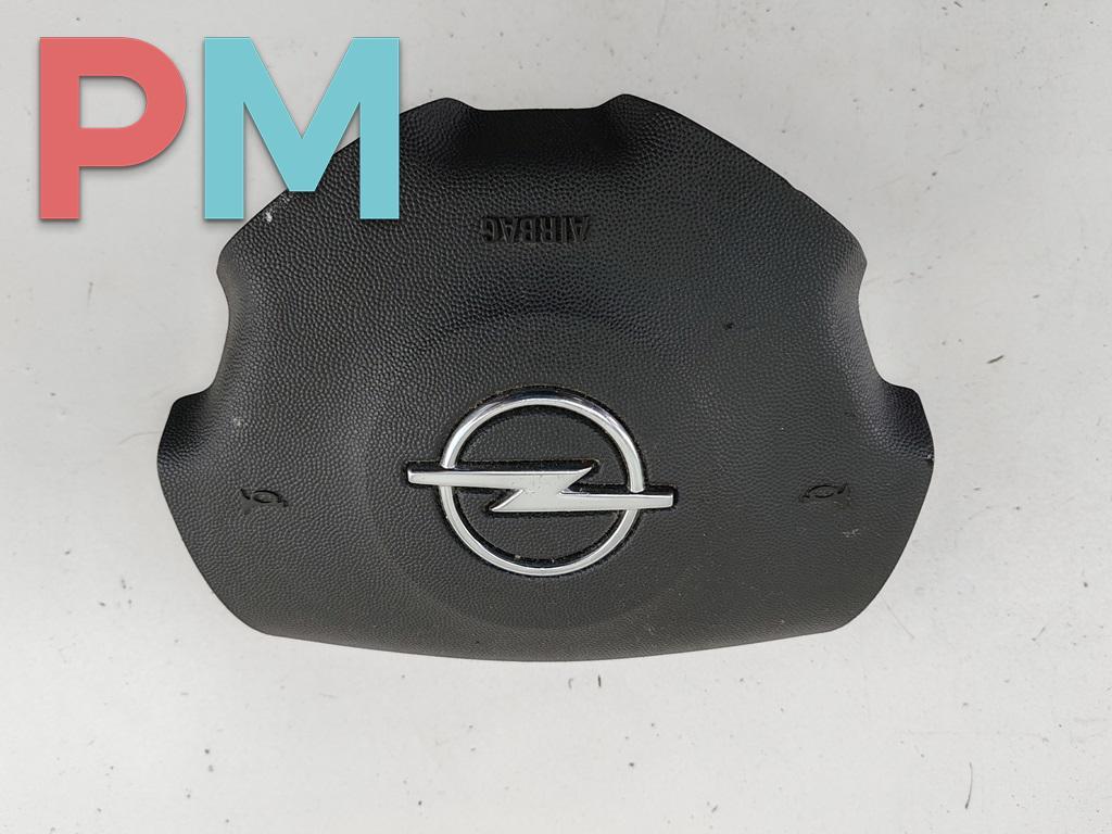 подушка безопасности водителя Opel Vectra C 2003, 1.8 л., бензин, МКПП, серый, седан, 13112812 - фото №1