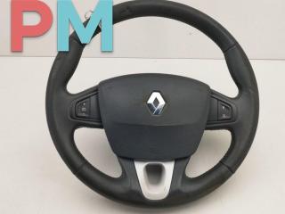 руль Renault Megane 3 поколение 2009, 1.4 л., бензин, МКПП, белый, хетчбэк 5 дв., 609581499