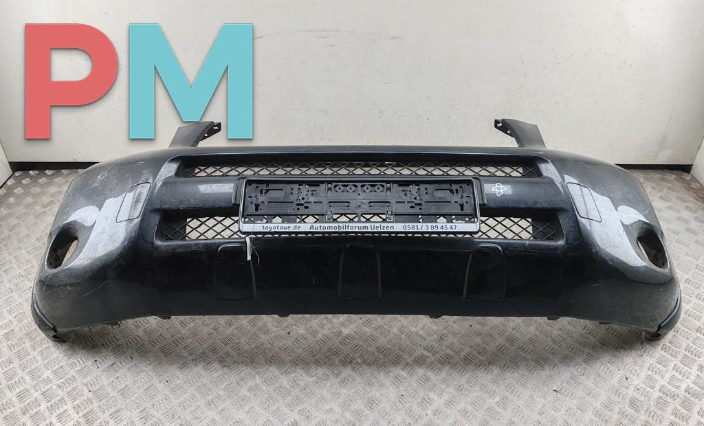бампер передний Toyota RAV4 XA30 2006, дизель, чёрный, внедорожник 5 дв., 5211942571 - фото №1