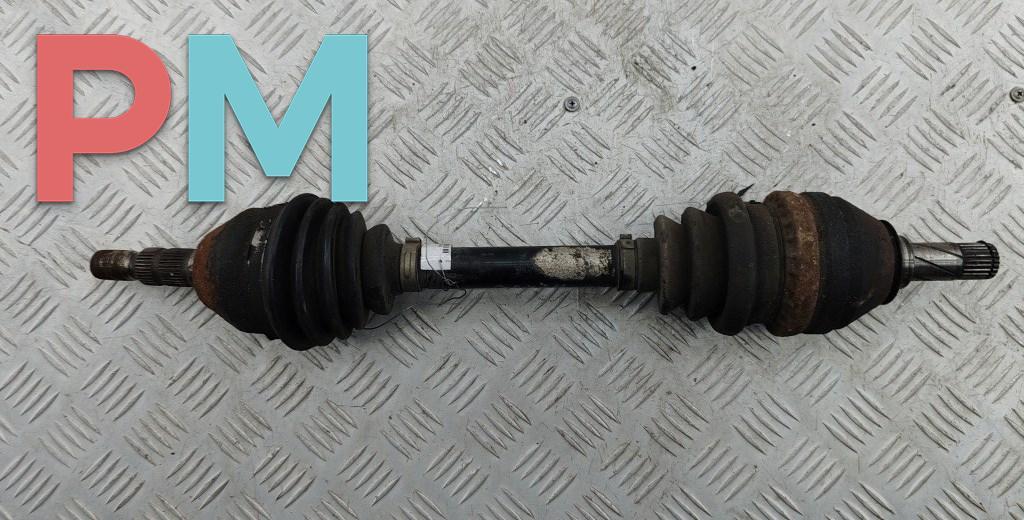 полуось передняя левая (приводной вал, ШРУС) Opel Zafira 2 поколение (B) 2006, 1.8 л., бензин, МКПП, серый, минивэн - фото №1