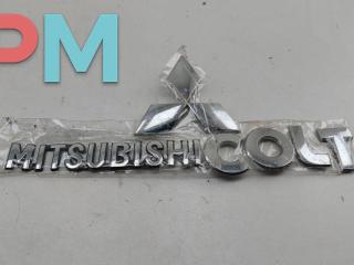 эмблема Mitsubishi Colt 6 поколение (Z20/Z30) 2007, 1.5 л., дизель, робот, синий, хетчбэк 5 дв.
