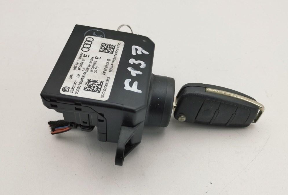 замок зажигания Audi A6 C6 2005, 2.4 л., бензин, АКПП, серый, универсал, 4F0909131E.4F0910131E