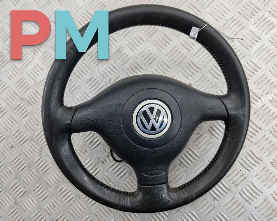 руль Volkswagen Passat B5 1997, 1.9 л., дизель, МКПП, серый, седан, 3B0419091N - фото №1