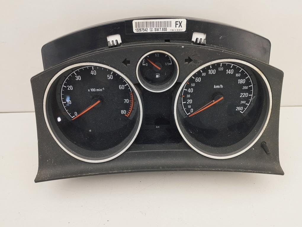 приборная панель Opel Astra H 2007, 1.4 л., бензин, МКПП, синий, универсал, 13267542