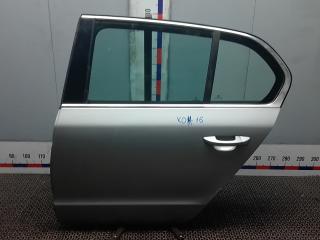 дверь задняя левая Skoda Superb 2 поколение 2009, 2.0 л., дизель, АКПП, хетчбэк 5 дв.