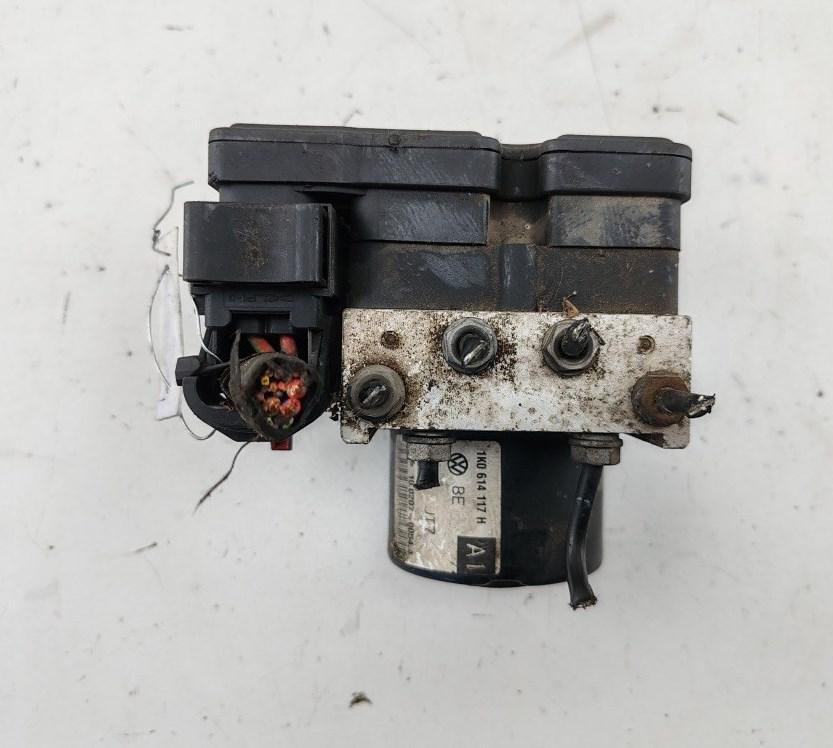 блок ABS Volkswagen Caddy 2006, 2.0 л., бензин, МКПП, красный, фургон, 1K0907379P, 1K0614117H