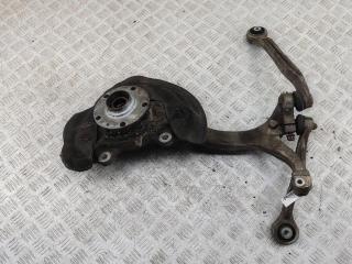 Кулак (корпус ступицы) передний левый Audi A6 4F/C6 2004, 2.4 л., бензин, МКПП, чёрный, седан