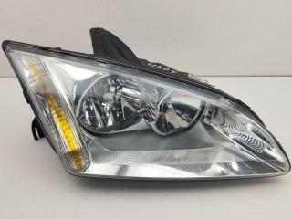 фара правая Ford Focus 2 поколение 2005, 1.6 л., i, бензин, МКПП, чёрный, хетчбэк 5 дв.