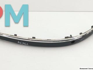 молдинг переднего бампера Volkswagen Sharan 1 поколение [2-й рестайлинг] 2004, 1.8 л., бензин, МКПП, чёрный, минивэн, 7M3807717F