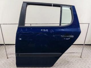 дверь сдвижная Skoda Fabia 2 поколение (5J) [рестайлинг] 2010, синий, хетчбэк 5 дв.