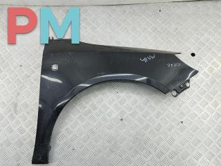 крыло переднее правое Skoda Fabia 2 поколение (5J) 2009, 1.4 л., бензин, МКПП, чёрный, универсал