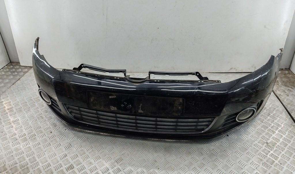 бампер передний Volkswagen Golf 6 поколение 2009, бензин, чёрный, хетчбэк 3 дв., 5K0807221 - фото №1