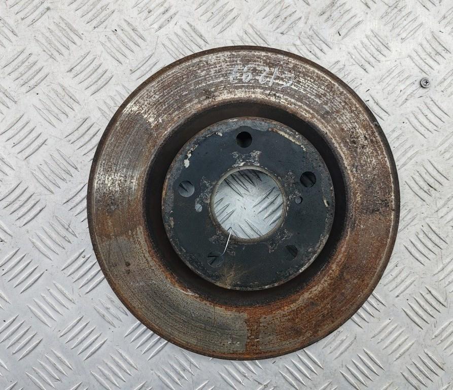 диск тормозной передний Toyota RAV4 XA30 2006, 2.2 л., дизель, МКПП, чёрный, внедорожник 5 дв.