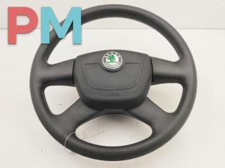 руль Skoda Fabia 2 поколение (5J) [рестайлинг] 2010, 1.2 л., бензин, МКПП, синий, хетчбэк 5 дв., 3T0419091
