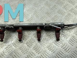Форсунка топливная (комплект) Nissan Primera P12 2006, 1.8 л., бензин, МКПП, чёрный, универсал, 0280155940, 1666009F600