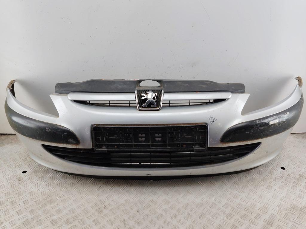 бампер передний Peugeot 307 2003, бензин, серый, универсал, 9643067477