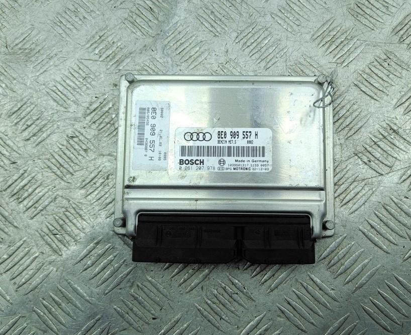 ЭБУ Audi A4 B6 2002, 2.0 л., бензин, МКПП, чёрный, седан, 8E0909557H, 0261207978