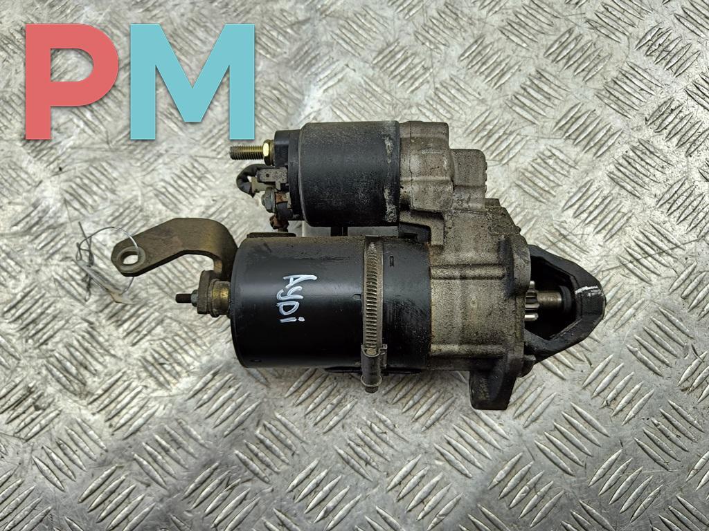 стартер Audi A4 B5 1997, 1.6 л., бензин, МКПП, зелёный, седан, 0001107068, 058911023B - фото №1