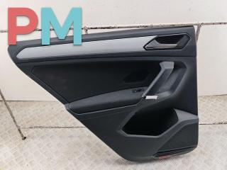 обшивка двери задняя левая Volkswagen Tiguan 2 поколение 2016, 2.0 л., дизель, АКПП, коричневый, внедорожник 5 дв., 5NA867211L
