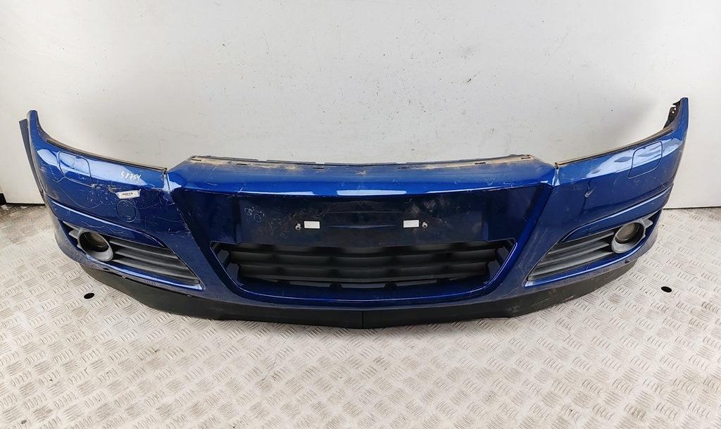 бампер передний Opel Astra H 2004, бензин, синий, хетчбэк 5 дв., 24460258