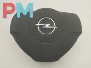 подушка безопасности водителя Opel Astra H/Family [рестайлинг] 2007, 1.4 л., бензин, МКПП, синий, универсал, 13111344