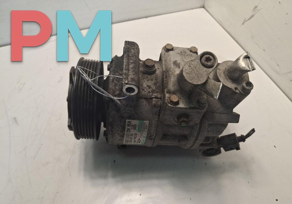 компрессор кондиционера Volkswagen Passat B6 2007, 2.0 л., дизель, 1K0820859F - фото №1