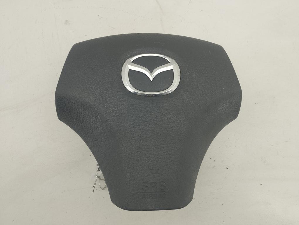 подушка безопасности водителя Mazda 6 GG 2002, 2.0 л., бензин, АКПП, серый, хетчбэк 5 дв. - фото №1
