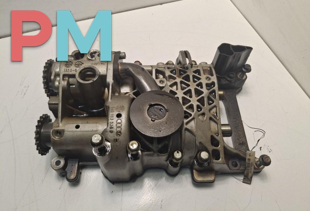 насос масляный Volkswagen Touran 1 поколение 2004, 2.0 л., бензин, МКПП, чёрный, минивэн, 06B103535B - фото №1