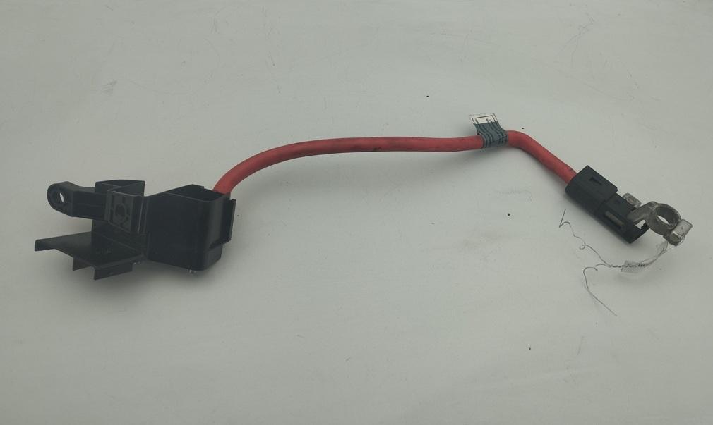 плюсовой провод аккумулятора BMW 7 E65/E66 2003, 4.4 л., бензин, АКПП, зелёный, седан