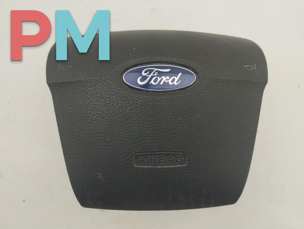 подушка безопасности водителя Ford Mondeo 4 поколение 2007, 2.0 л., дизель, МКПП, чёрный, универсал, 6M21U042B85 - фото №1