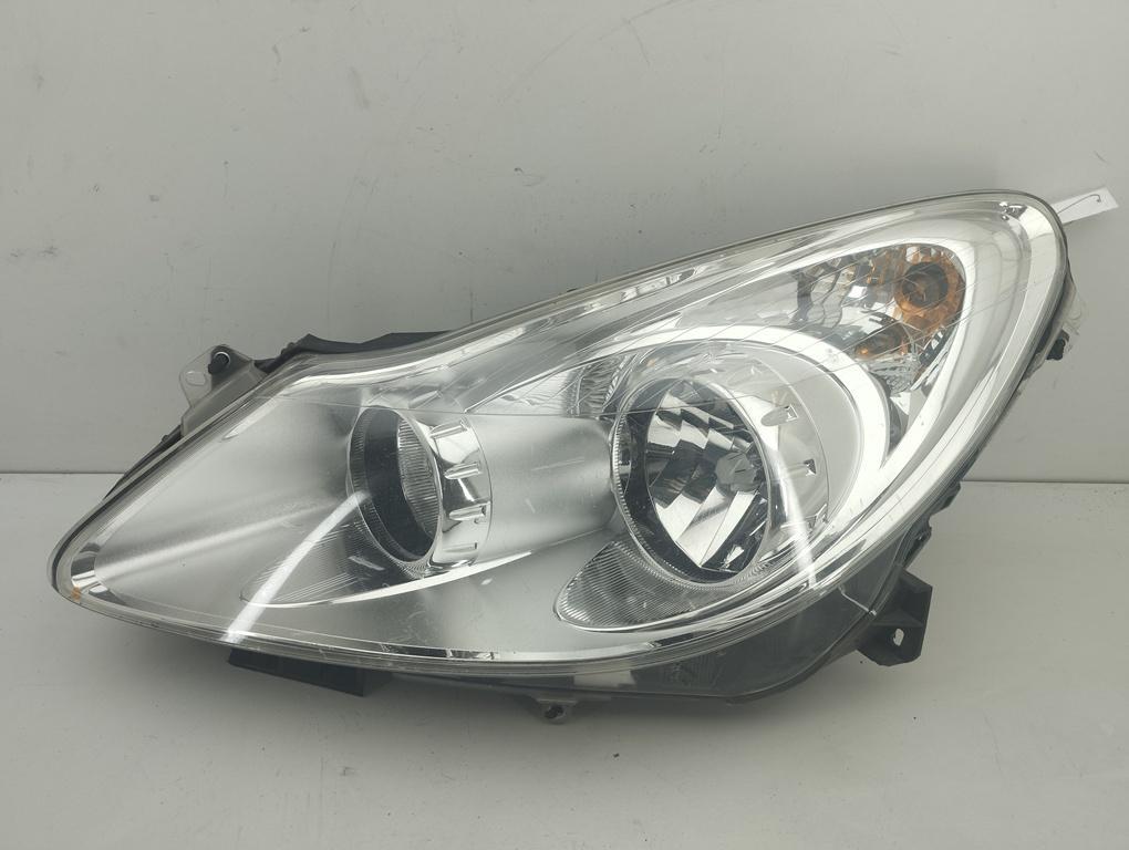 фара левая Opel Corsa D 2009, 1.2 л., бензин, МКПП, чёрный, хетчбэк 3 дв., 13186381