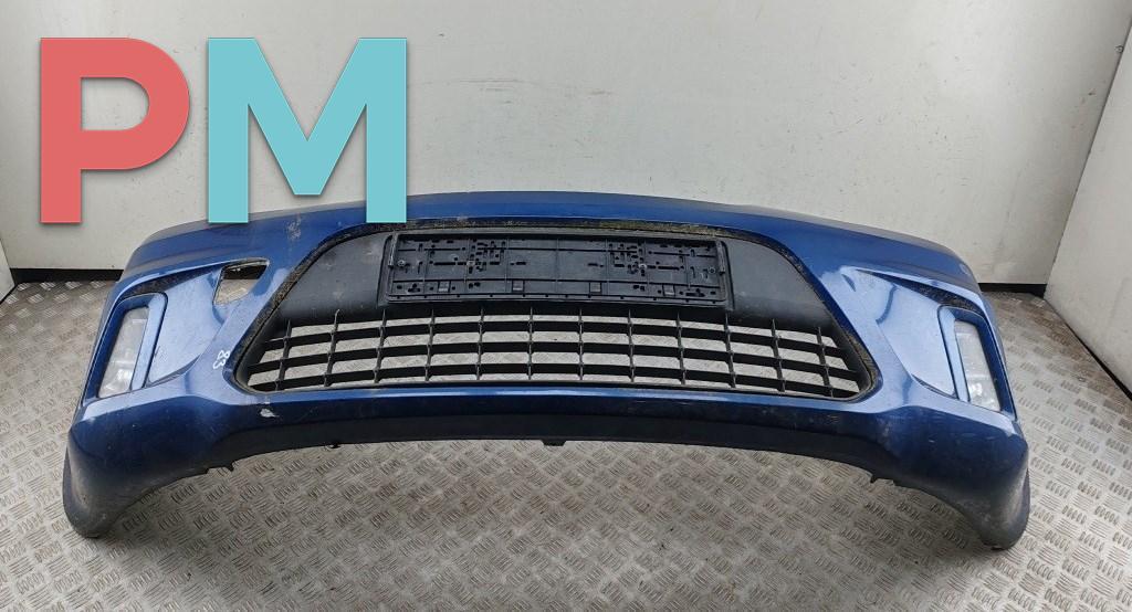 бампер передний Ford C-Max 2 поколение 2010, дизель, синий, минивэн, 7M51R17757AW - фото №1